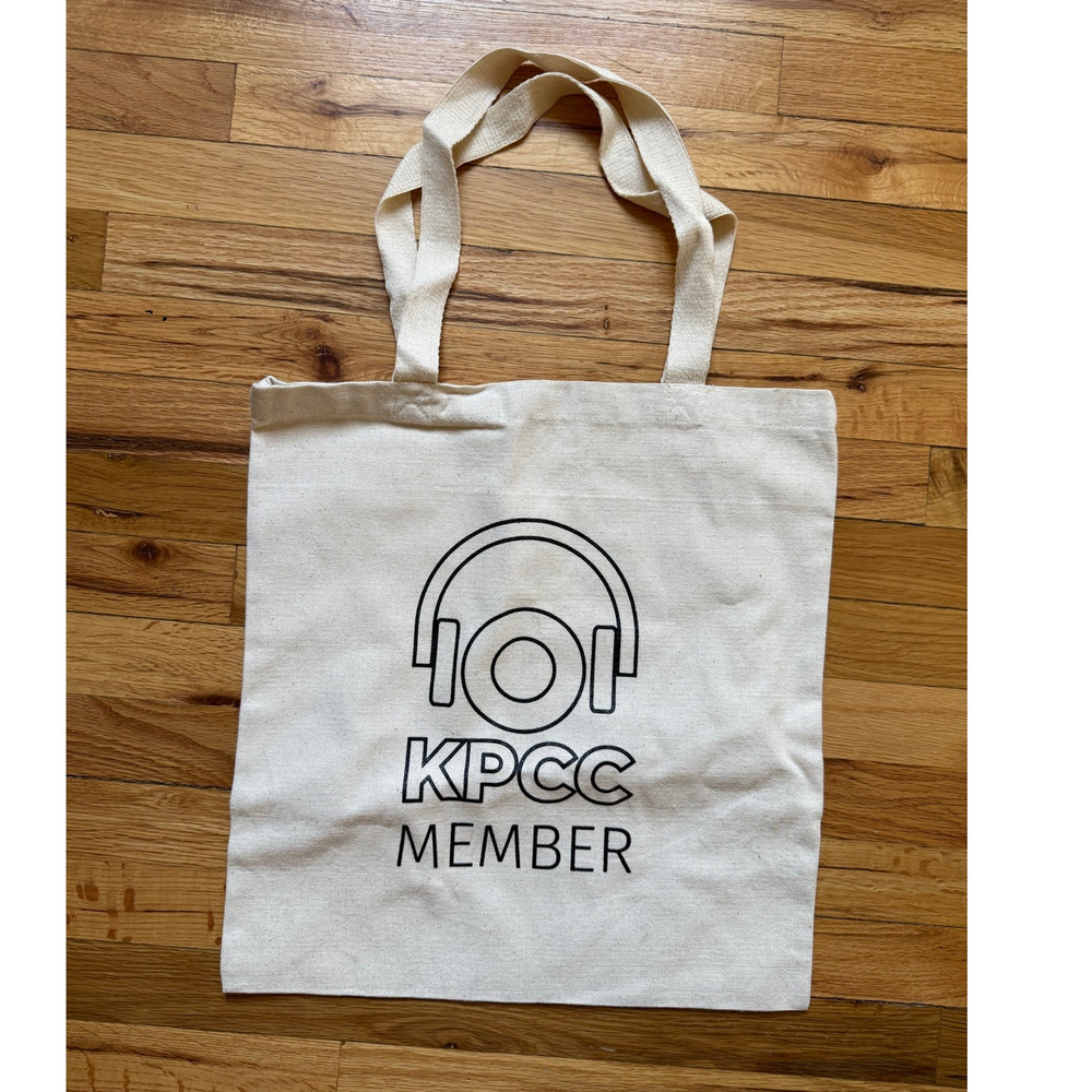 KPCC Public Radio Logo Tote Bag NPR LAIST